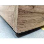 Łóżko kontynentalne VENETO KING 200x200 - Monolith 92 - ciemny szary - OUTLETU