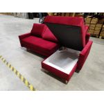 Narożnik LANG L - Kronos 02 - czerwony - OUTLETU