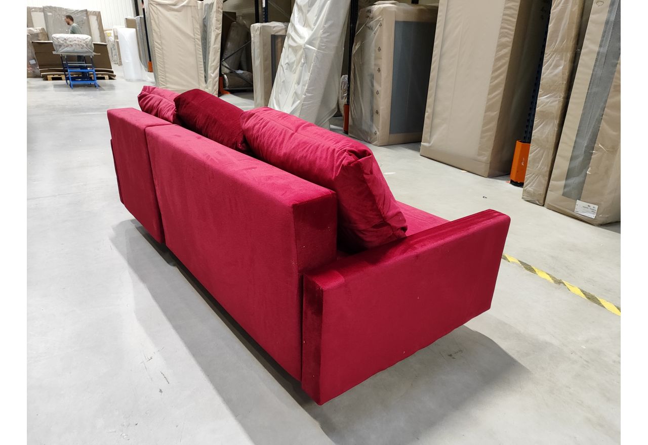 Narożnik LANG L - Kronos 02 - czerwony - OUTLETU