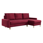 Narożnik LANG L - Kronos 02 - czerwony - OUTLETU