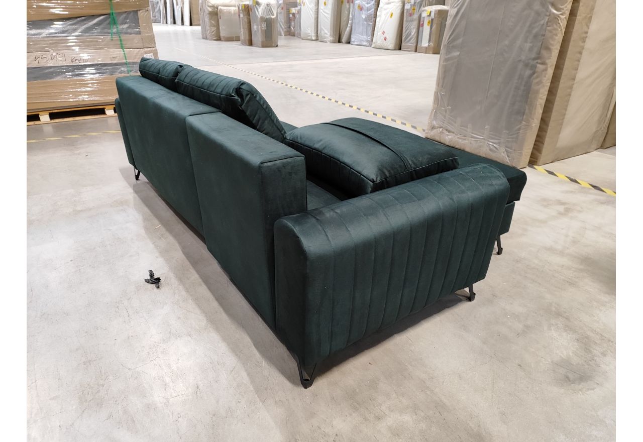 Narożnik AXEL L - Letto 39 - zielony - OUTLETU