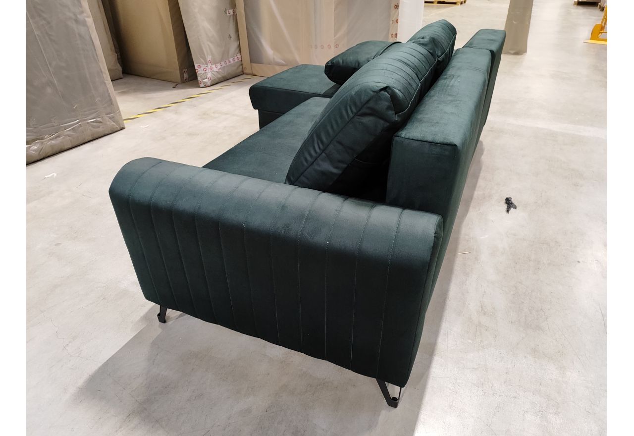 Narożnik AXEL L - Letto 39 - zielony - OUTLETU