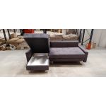 Narożnik COLIN L - Monolith 92 - ciemny szary - OUTLETU