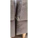 Narożnik COLIN L - Monolith 92 - ciemny szary - OUTLETU