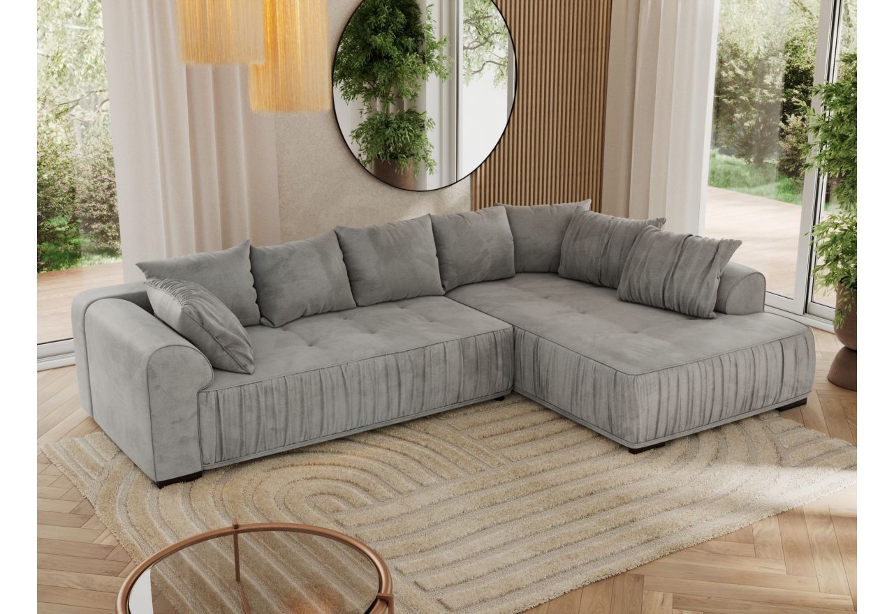 Narożnik ORTA L - Monolith 84 - jasny szary - OUTLETU