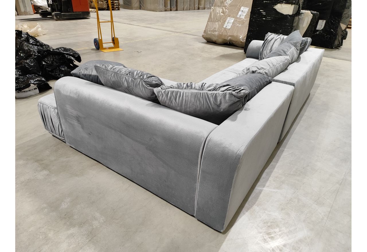 Narożnik ORTA L - Monolith 84 - jasny szary - OUTLETU