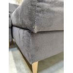 Narożnik ASTRA U - Monolith 92 - ciemny szary - OUTLETU