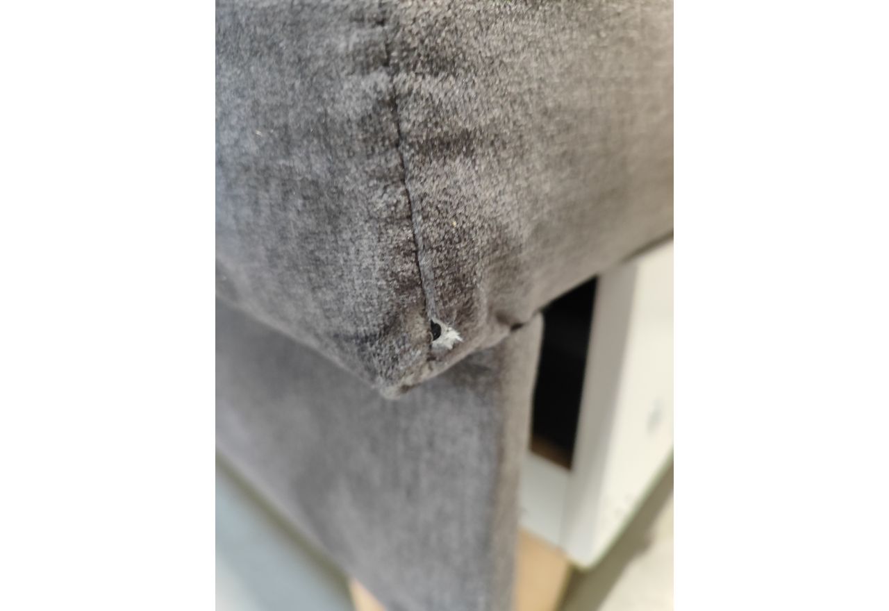 Narożnik ASTRA U - Monolith 92 - ciemny szary - OUTLETU