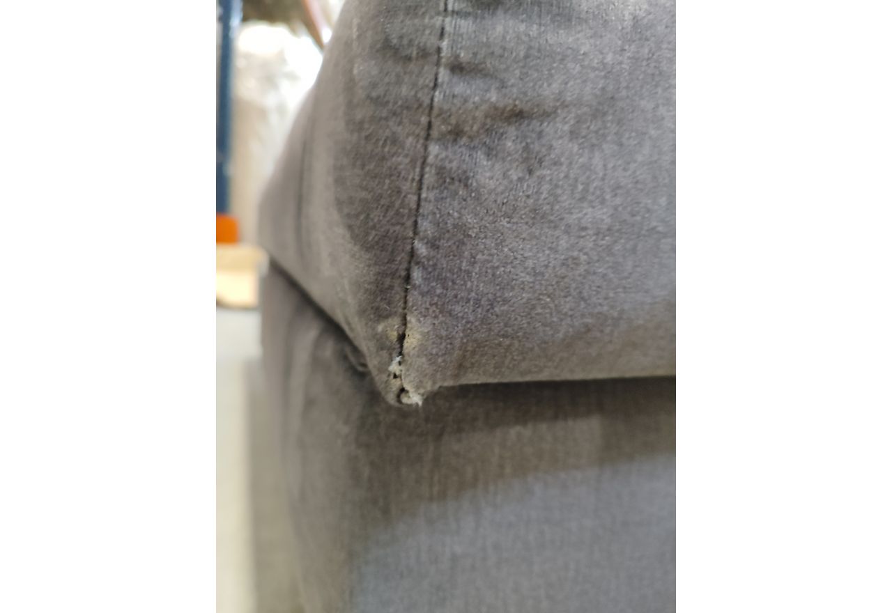 Narożnik ASTRA U - Monolith 92 - ciemny szary - OUTLETU