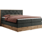 Łóżko kontynentalne VENETO KING 200x200 - Matana 05 - ciemny szary - OUTLETU