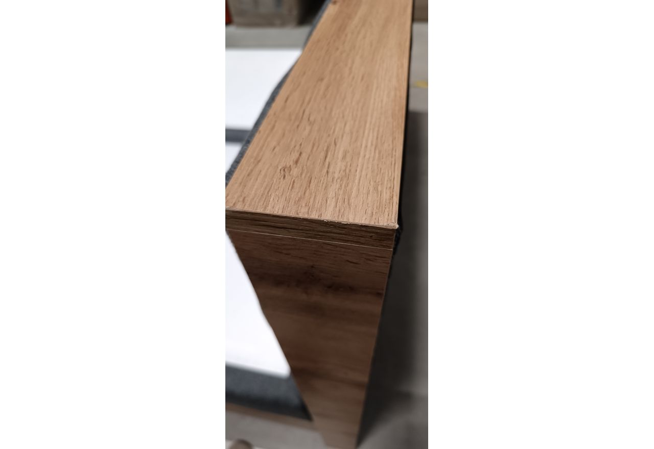 Łóżko kontynentalne VENETO KING 200x200 - Matana 05 - ciemny szary - OUTLETU