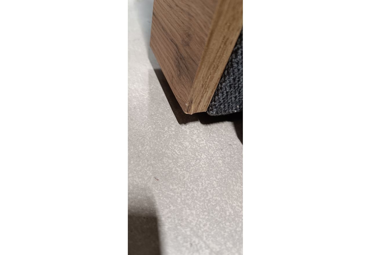 Łóżko kontynentalne VENETO KING 200x200 - Matana 05 - ciemny szary - OUTLETU