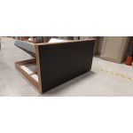 Łóżko kontynentalne VENETO KING 200x200 - Matana 05 - ciemny szary - OUTLETU