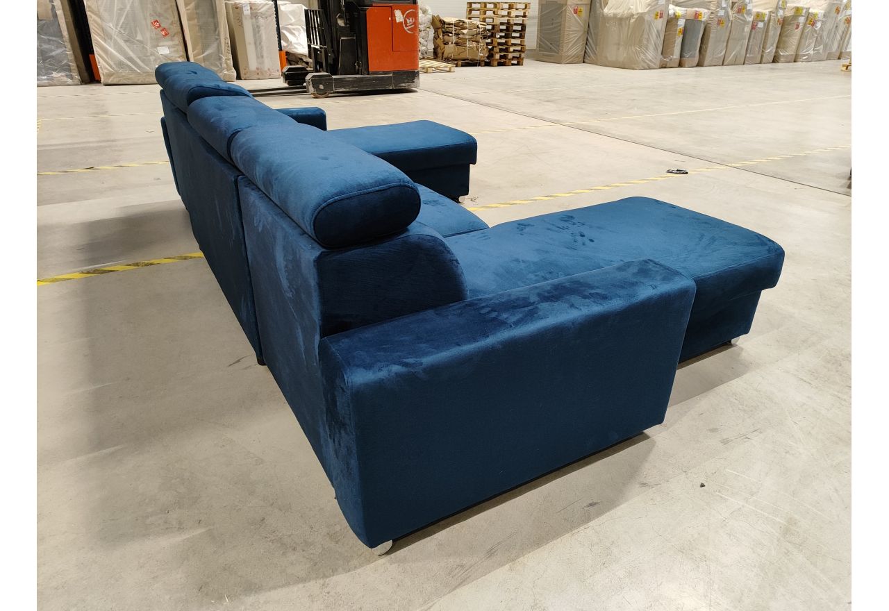 Narożnik FOX U - Monolith 77 - granatowy - OUTLETU