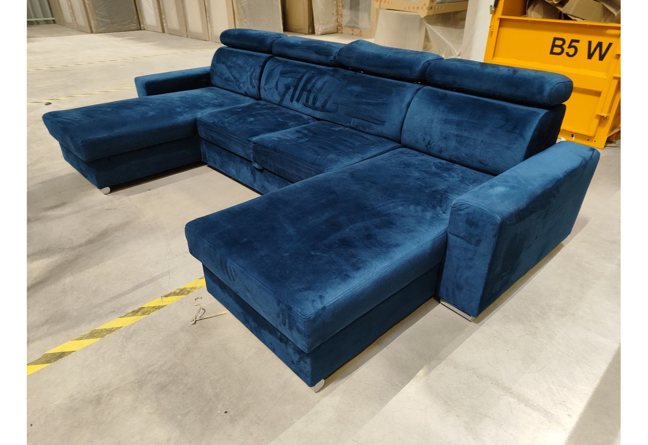 Narożnik FOX U - Monolith 77 - granatowy - OUTLETU