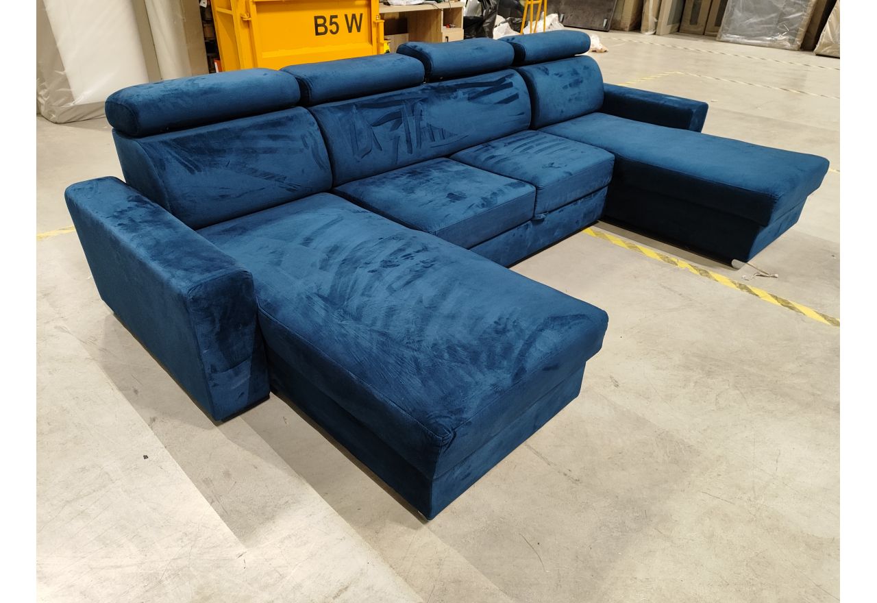 Narożnik FOX U - Monolith 77 - granatowy - OUTLETU