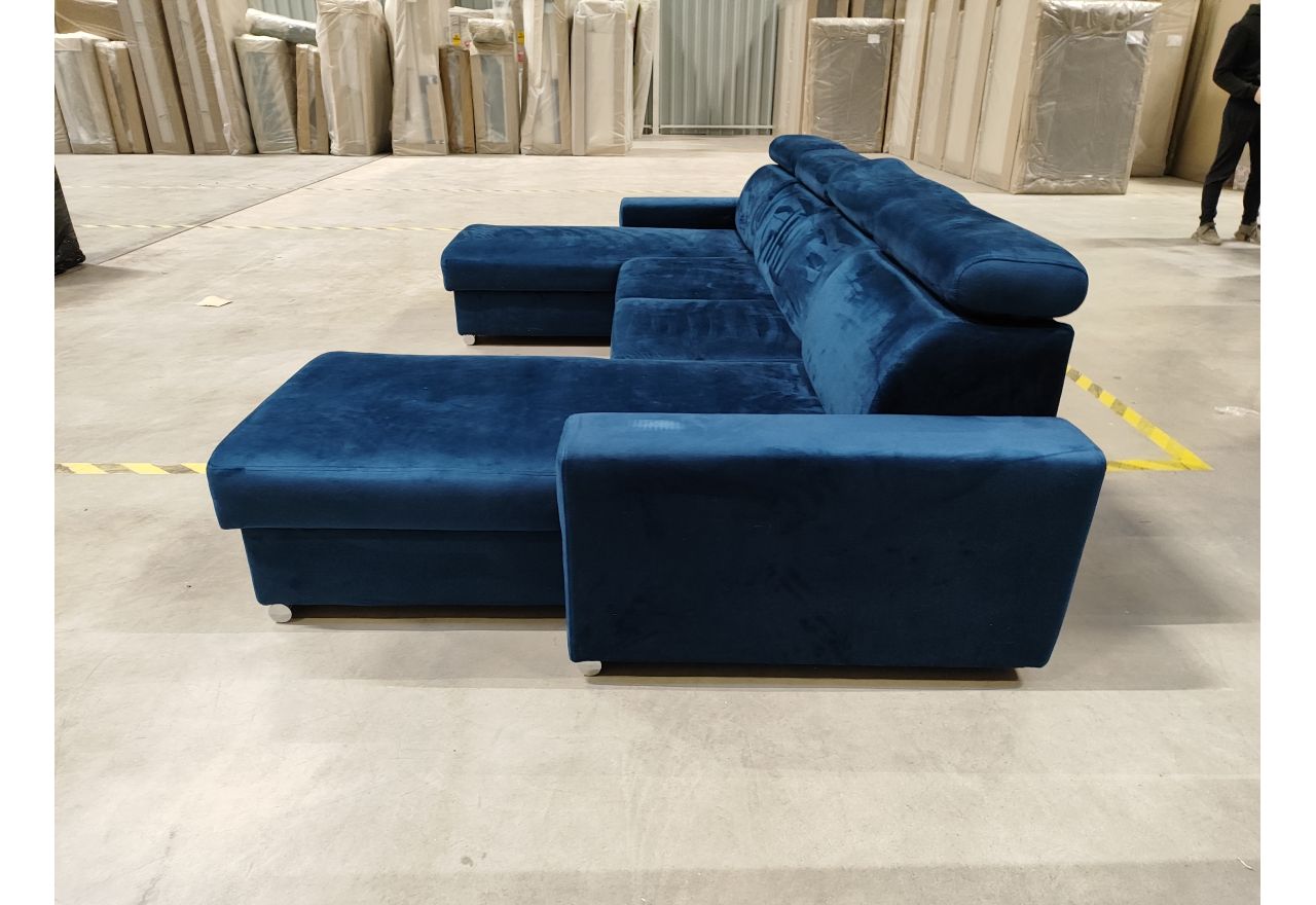 Narożnik FOX U - Monolith 77 - granatowy - OUTLETU