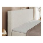 Łóżko kontynentalne JAGUAR 200x200 - H3 - kremowy, struktura