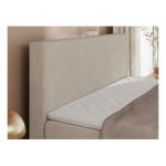 Łóżko kontynentalne JAGUAR 140x200 - H4 - beżowy, struktura