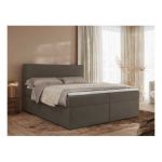 Łóżko kontynentalne JAGUAR 180x200 - H3 - brązowy, struktura