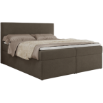 Łóżko kontynentalne JAGUAR 180x200 - H3 - brązowy, struktura