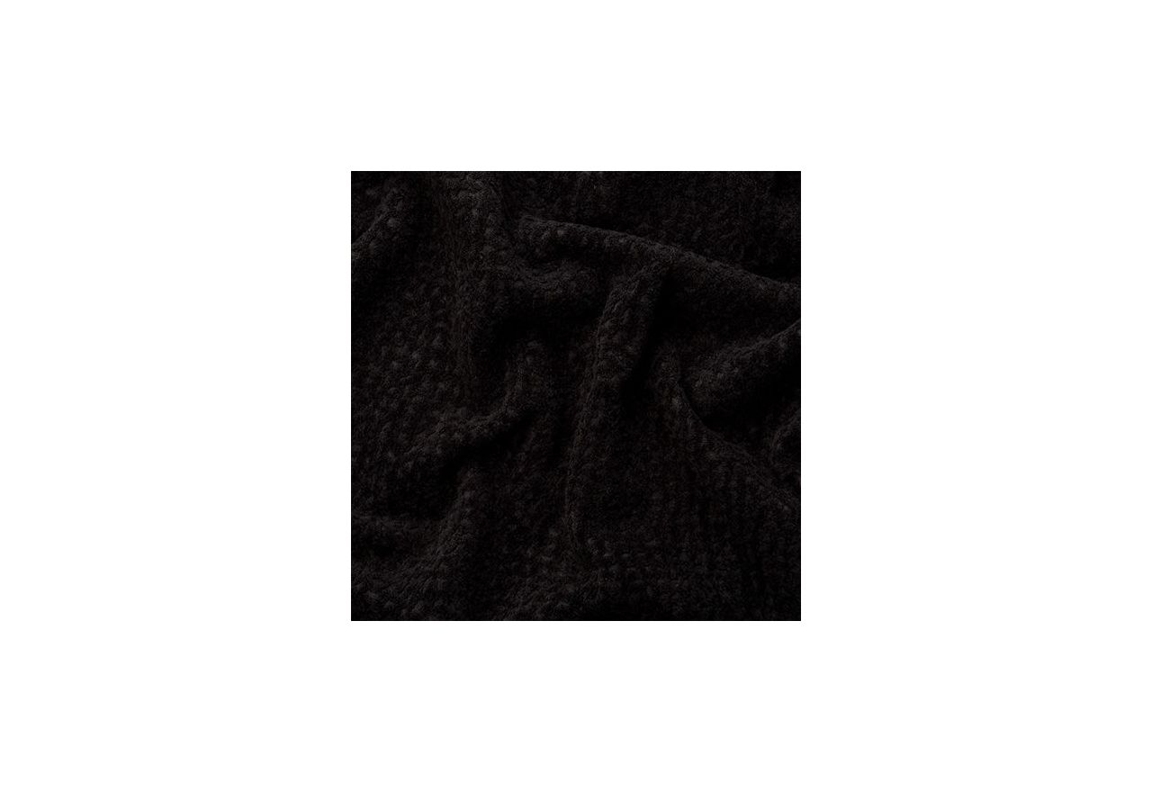 Łóżko kontynentalne JAGUAR 180x200 - H3 - czarny, struktura