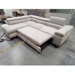 Narożnik PETER L - Monolith 02 - beżowy - OUTLETU