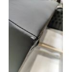 Łóżko kontynentalne GRIMALDI 180x200 - Soft 11 - czarna ekoskóra - OUTLETU