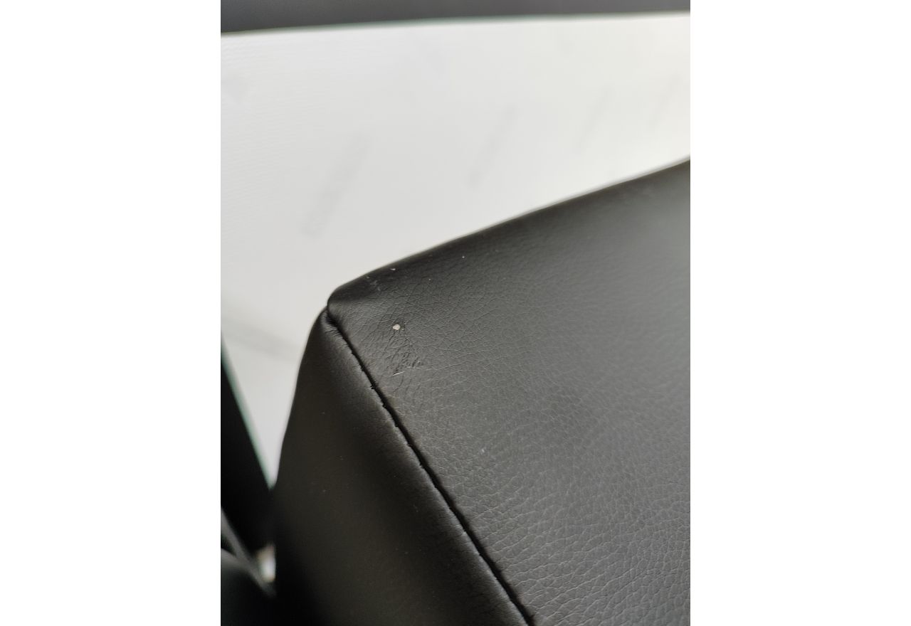 Łóżko kontynentalne GRIMALDI 180x200 - Soft 11 - czarna ekoskóra - OUTLETU