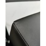 Łóżko kontynentalne GRIMALDI 180x200 - Soft 11 - czarna ekoskóra - OUTLETU