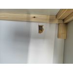 Łóżko kontynentalne GRIMALDI 180x200 - Soft 11 - czarna ekoskóra - OUTLETU