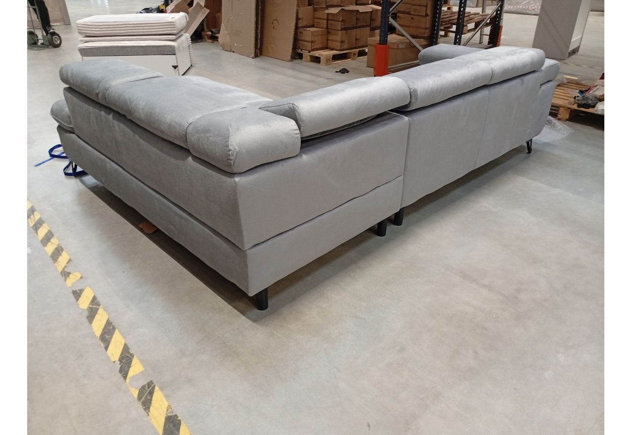 Narożnik PETER L - Monolith 84 - jasny szary - OUTLETU