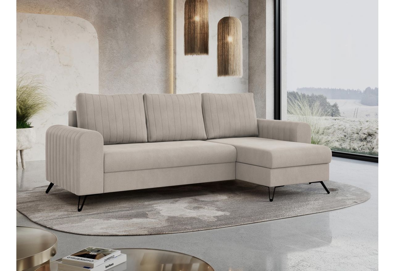 Narożnik AXEL L - Letto 03 - beżowy - OUTLETU