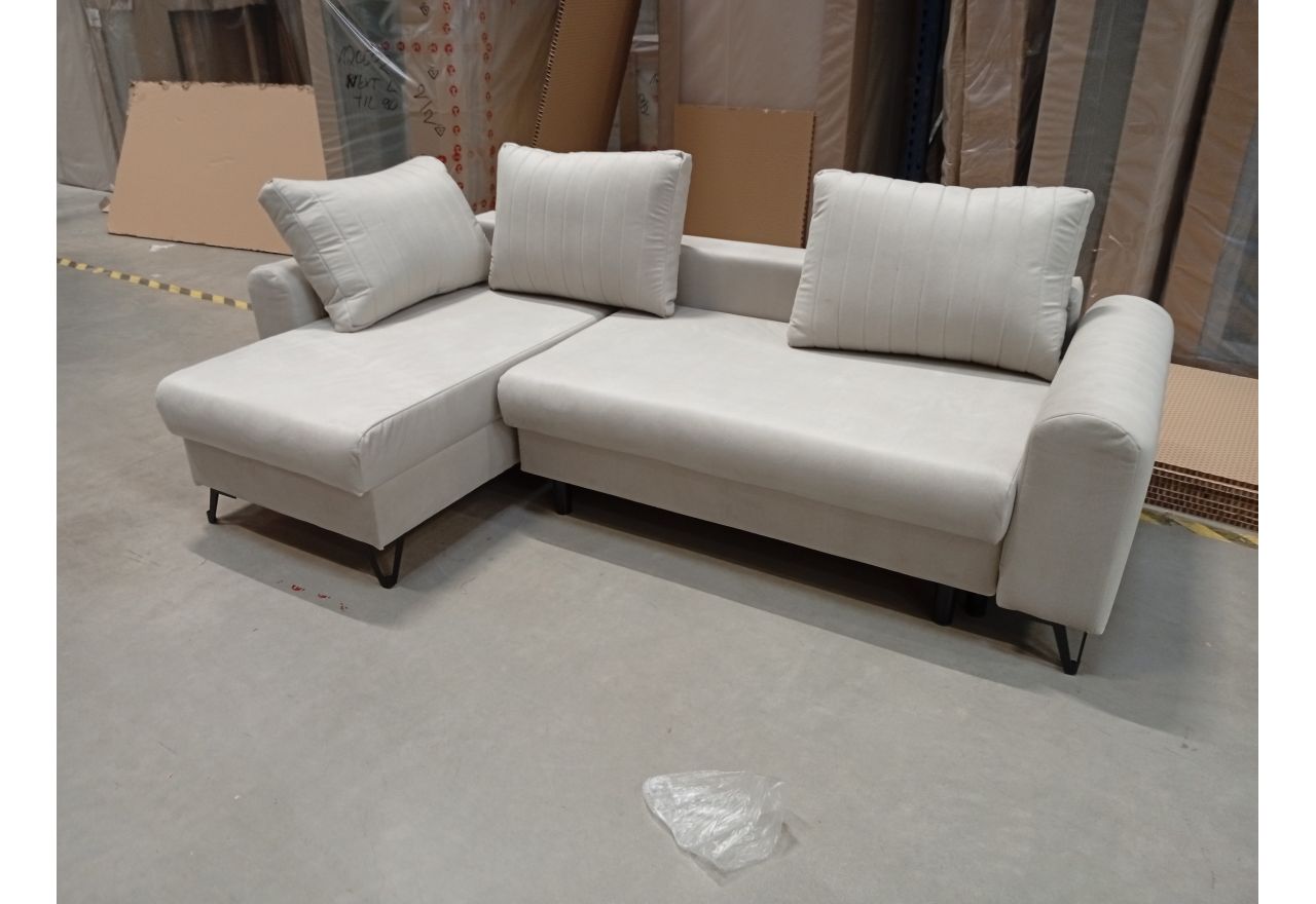 Narożnik AXEL L - Letto 03 - beżowy - OUTLETU