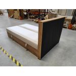 Łóżko kontynentalne ALBERO 4 120x200 - Monolith 02 - beżowy - OUTLET