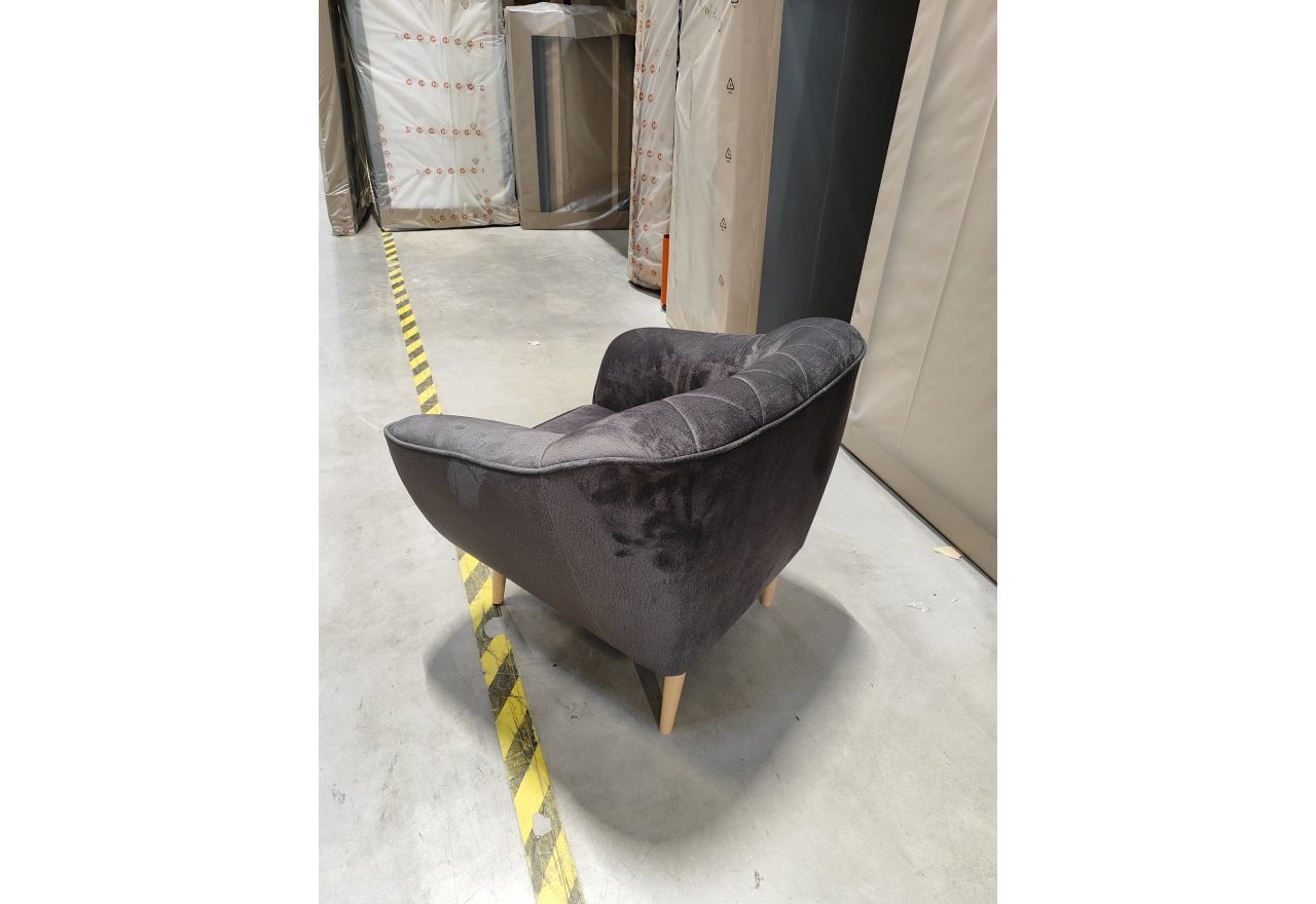 Fotel PIRS - Monolith 92 - ciemny szary - OUTLET