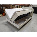 Łóżko kontynentalne EIRA 140x200 - Monolith 02 - beżowy - OUTLET