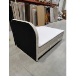 Łóżko kontynentalne EIRA 140x200 - Monolith 02 - beżowy - OUTLET