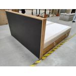 Łóżko kontynentalne ALBERO 4 180x200 - Monolith 02 - beżowy - OUTLETU