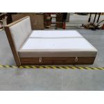 Łóżko kontynentalne ALBERO 4 180x200 - Monolith 02 - beżowy - OUTLETU