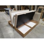 Łóżko kontynentalne ALBERO 4 180x200 - Monolith 02 - beżowy - OUTLETU