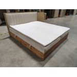 Łóżko kontynentalne ALBERO 4 180x200 - Monolith 02 - beżowy - OUTLETU