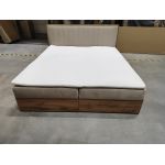 Łóżko kontynentalne ALBERO 4 180x200 - Monolith 02 - beżowy - OUTLETU