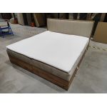 Łóżko kontynentalne ALBERO 4 180x200 - Monolith 02 - beżowy - OUTLETU