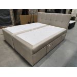 Łóżko kontynentalne RICO 180x200 - Monolith 02 - beżowy - OUTLETU