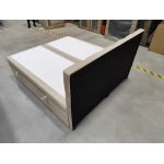 Łóżko kontynentalne RICO 180x200 - Monolith 02 - beżowy - OUTLETU