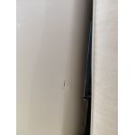 Łóżko kontynentalne GOLD 5 160x200 - Soft 17 - biała ekoskóra - OUTLETU