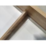 Łóżko kontynentalne ALBERO 2 KING DUO 160x200 - Soft 34 - brązowa ekoskóra - OUTLETU