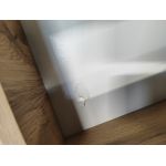 Łóżko kontynentalne ALBERO 2 KING DUO 160x200 - Soft 34 - brązowa ekoskóra - OUTLETU