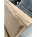 Łóżko kontynentalne ALBERO 2 KING DUO 160x200 - Soft 34 - brązowa ekoskóra - OUTLETU